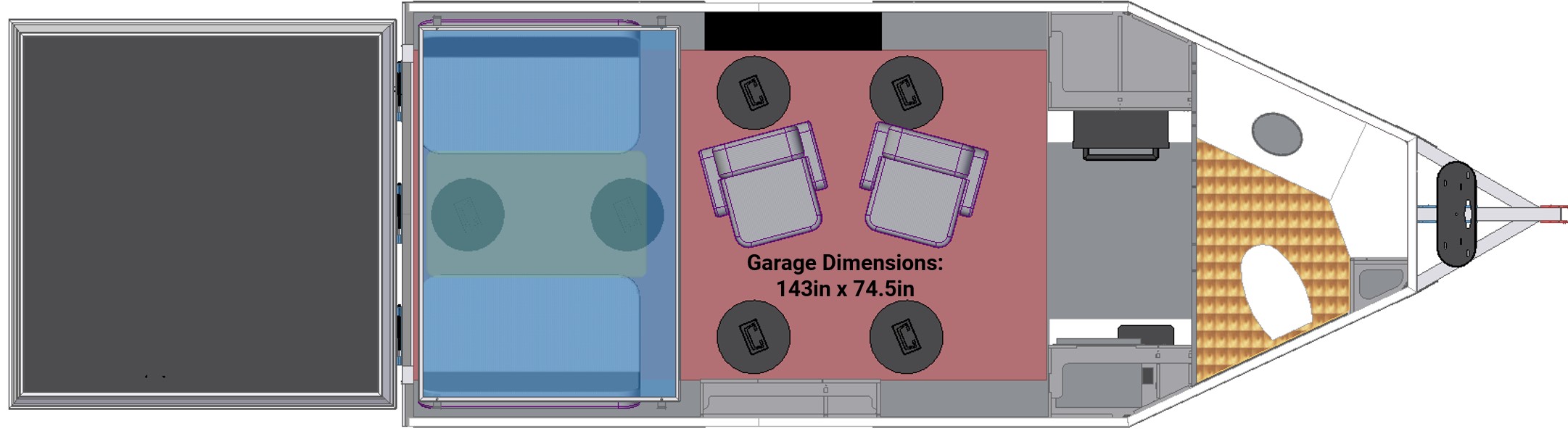 8019 Half ICE with Garage